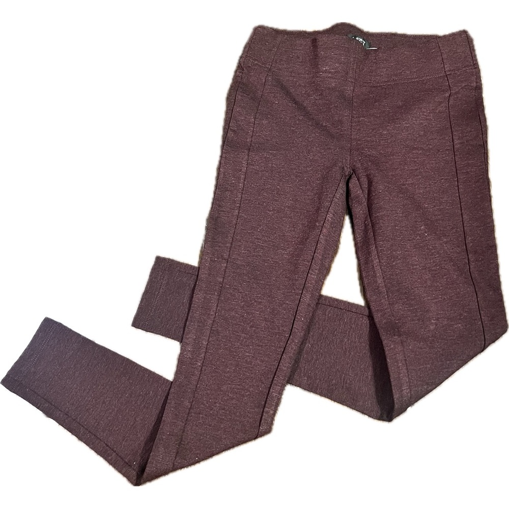Ann Taylor LOFT Slim Ponte Pants in Deep Burgundy NWT Size XS